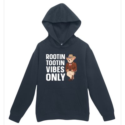 Funny Possum Cowboy Rootin Tootin Vibes Only Urban Pullover Hoodie