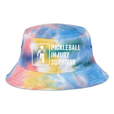 Funny Pickleball Coach With Saying Pickleball Injury Survivor Gift Tie Dye Newport Bucket Hat