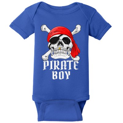 Funny Pirate Costume Theme Party Halloween Baby Bodysuit