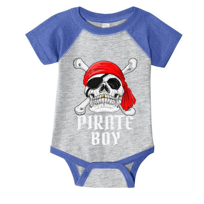 Funny Pirate Costume Theme Party Halloween Infant Baby Jersey Bodysuit