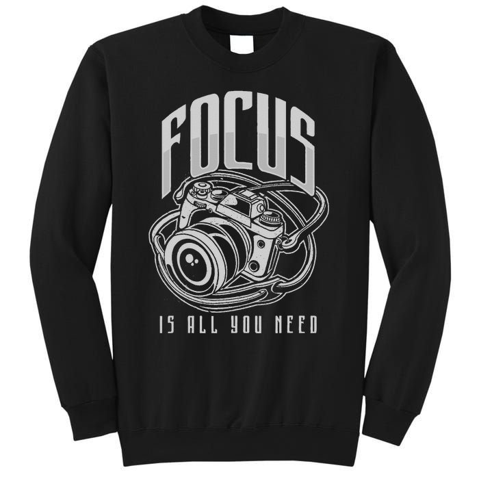 Focus Photographer Camera Gift Sweatshirt