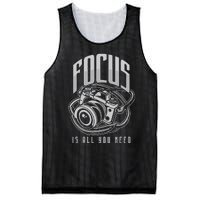 Focus Photographer Camera Gift Mesh Reversible Basketball Jersey Tank