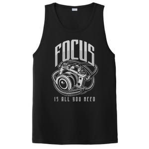 Focus Photographer Camera Gift PosiCharge Competitor Tank