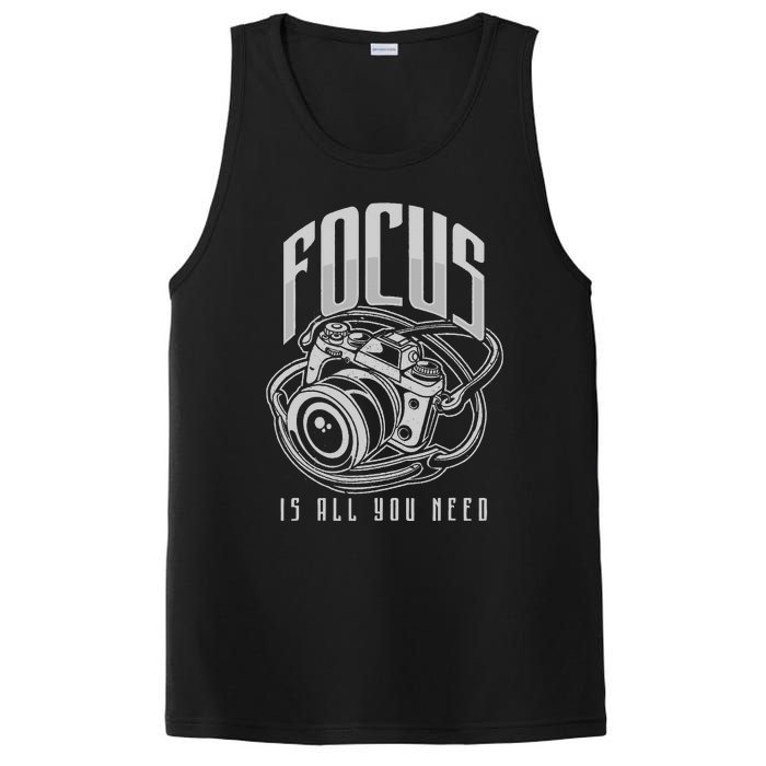 Focus Photographer Camera Gift PosiCharge Competitor Tank