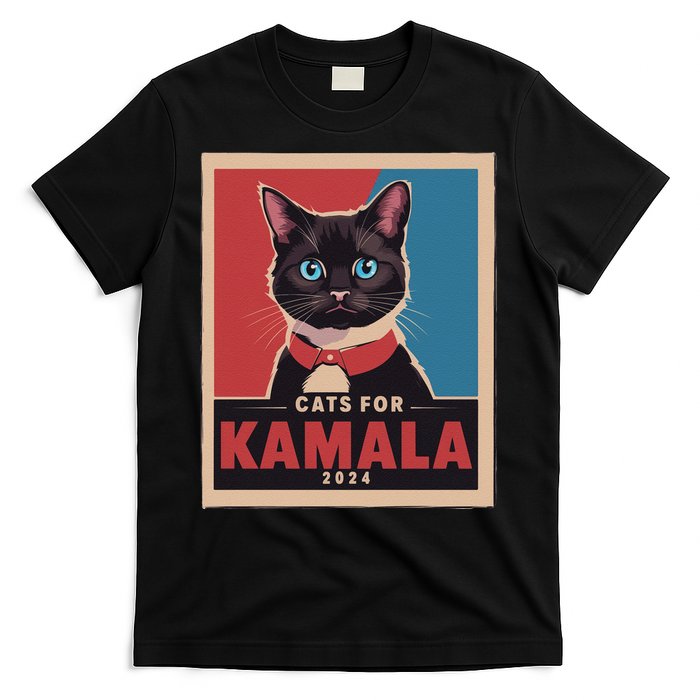 Funny Political Cats For Kamala Gift T-Shirt