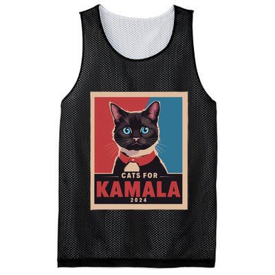 Funny Political Cats For Kamala Gift Mesh Reversible Basketball Jersey Tank