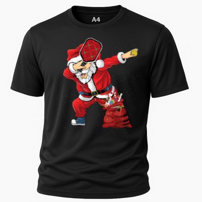 Funny Pickleball Christmas Santa Playing Pickleball Performance Shirt
