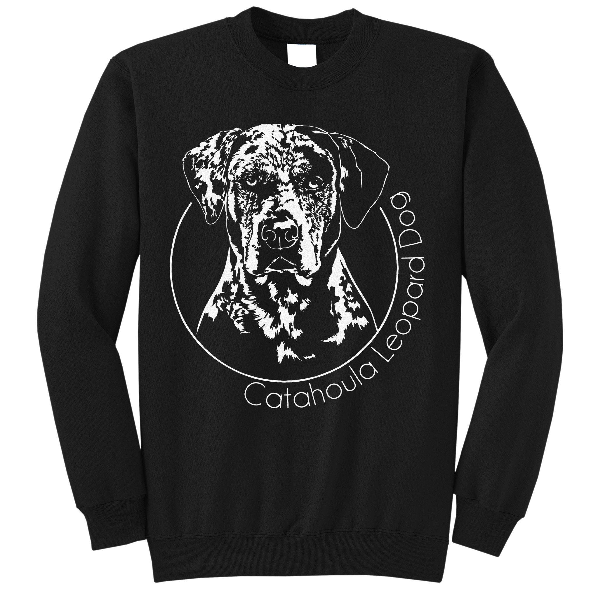 Funny Proud Catahoula Leopard Dog Portrait Gift Present Sweatshirt