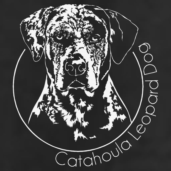 Funny Proud Catahoula Leopard Dog Portrait Gift Present 11oz C Handle Ceramic Mug