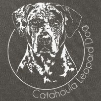 Funny Proud Catahoula Leopard Dog Portrait Gift Present Cotton Canvas Backpack