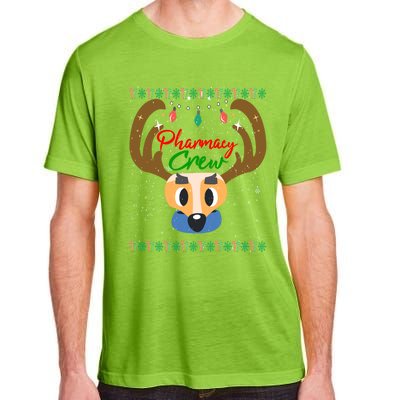 Funny Pharmacy Crew Christmas Pharmacist Reindeer Xmas Gift Adult ChromaSoft Performance T-Shirt