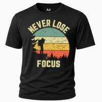 Funny Photographer Camera Never Lose Focus Photography Cooling Performance Crew T-Shirt