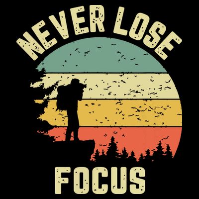 Funny Photographer Camera Never Lose Focus Photography T-Shirt