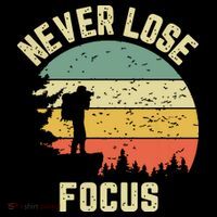 Funny Photographer Camera Never Lose Focus Photography Sustainable Bucket Hat