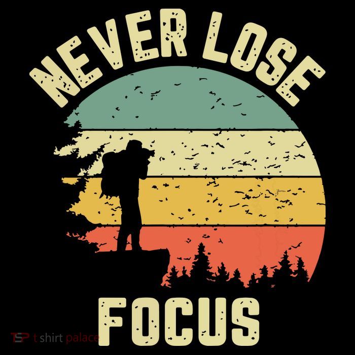 Funny Photographer Camera Never Lose Focus Photography 7-Panel Snapback Hat
