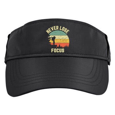 Funny Photographer Camera Never Lose Focus Photography Adult Drive Performance Visor