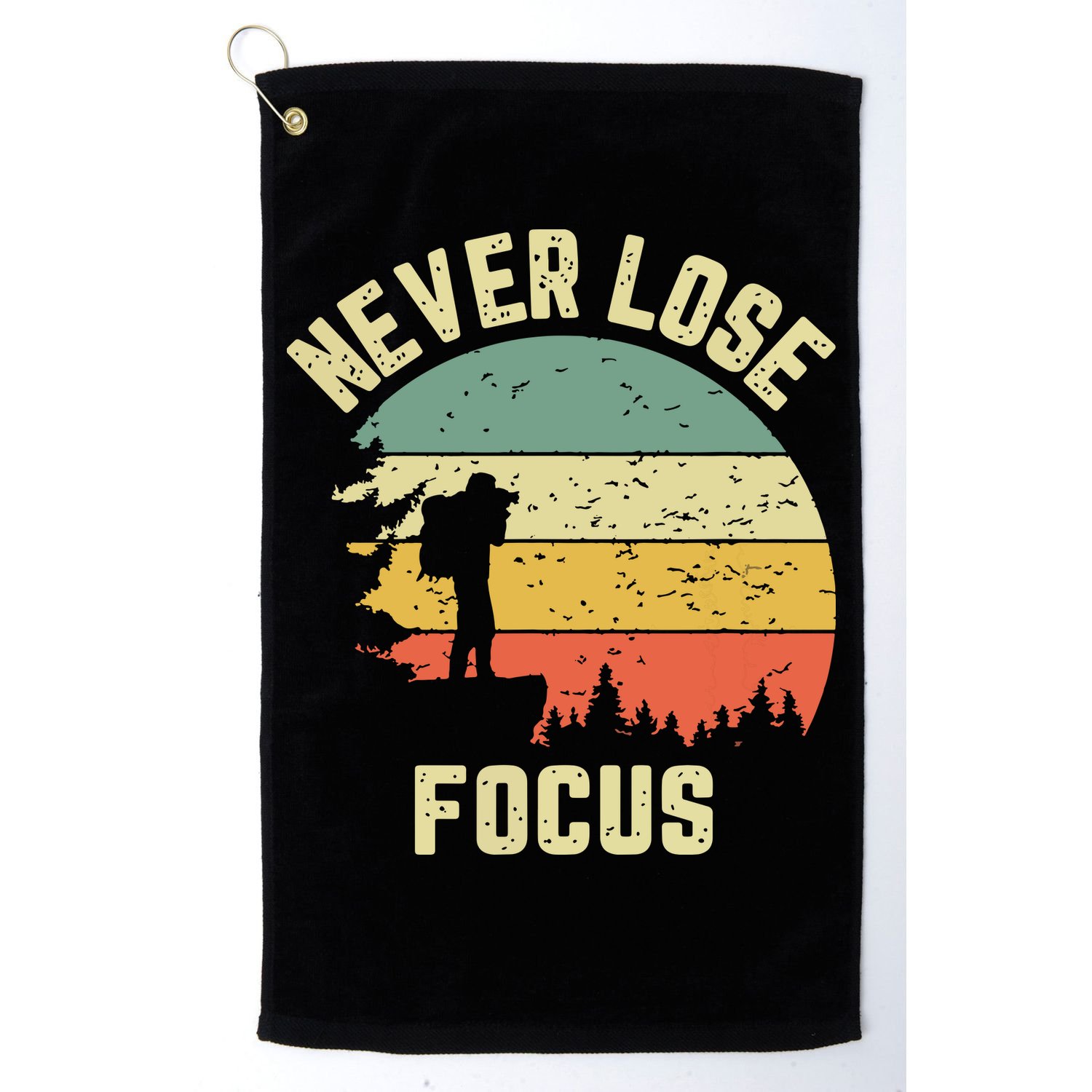 Funny Photographer Camera Never Lose Focus Photography Golf Towel