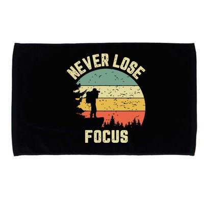 Funny Photographer Camera Never Lose Focus Photography Microfiber Hand Towel
