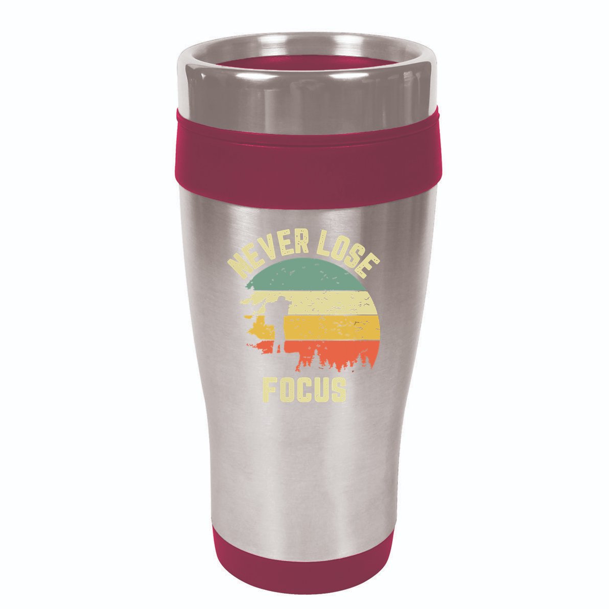 Funny Photographer Camera Never Lose Focus Photography 16oz Travel Tumbler