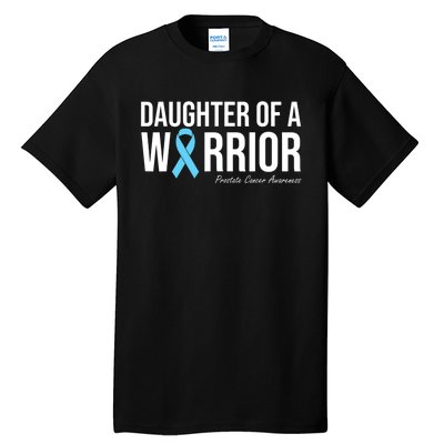 Family Prostate Cancer Awareness Light Blue Daughter Warrior Tall T-Shirt