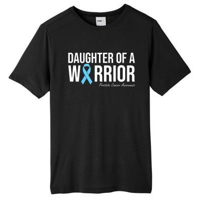 Family Prostate Cancer Awareness Light Blue Daughter Warrior Tall Fusion ChromaSoft Performance T-Shirt