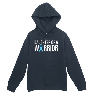 Family Prostate Cancer Awareness Light Blue Daughter Warrior Urban Pullover Hoodie