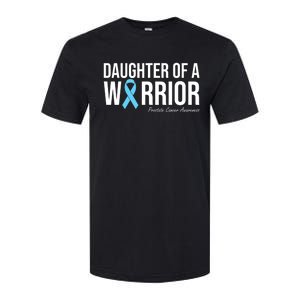 Family Prostate Cancer Awareness Light Blue Daughter Warrior Softstyle CVC T-Shirt