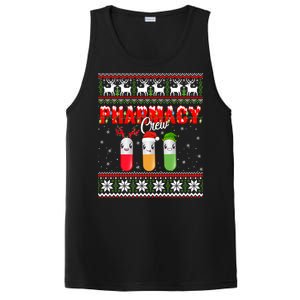 Funny Pharmacy Crew Funny Pills Merry Christmas Ugly Sweater Cute Gift PosiCharge Competitor Tank