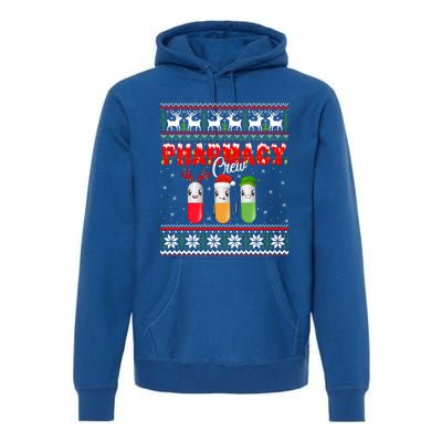 Funny Pharmacy Crew Funny Pills Merry Christmas Ugly Sweater Cute Gift Premium Hoodie