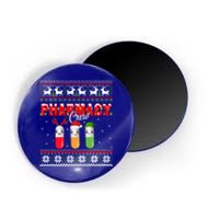 Funny Pharmacy Crew Funny Pills Merry Christmas Ugly Sweater Cute Gift Magnet