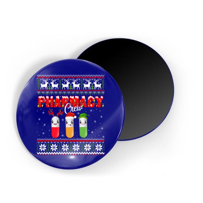 Funny Pharmacy Crew Funny Pills Merry Christmas Ugly Sweater Cute Gift Magnet