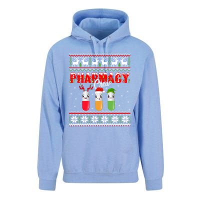 Funny Pharmacy Crew Funny Pills Merry Christmas Ugly Sweater Cute Gift Unisex Surf Hoodie