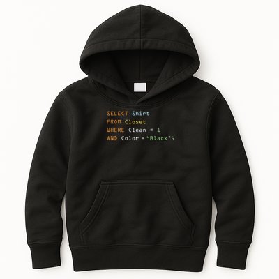 Funny Programming Code Computer Programmer Sql Database Kids Hoodie
