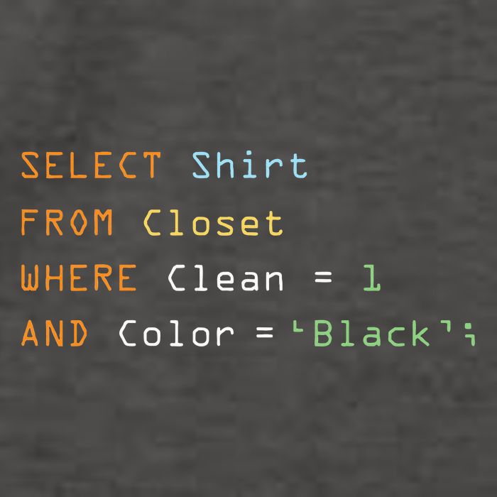 Funny Programming Code Computer Programmer Sql Database Vector Backpack