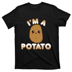 Funny Potato Costume Cute Kawaii Style Smiling Im A Potato T-Shirt