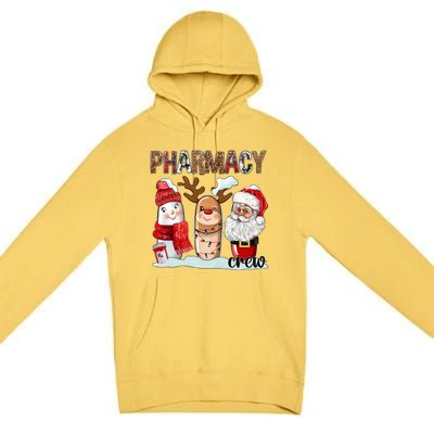 Funny Pharmacy Crew Squad Christmas Matching Holiday Pajama Funny Gift Premium Pullover Hoodie