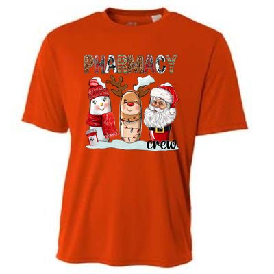 Funny Pharmacy Crew Squad Christmas Matching Holiday Pajama Funny Gift Cooling Performance Crew T-Shirt