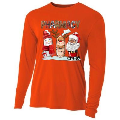 Funny Pharmacy Crew Squad Christmas Matching Holiday Pajama Funny Gift Cooling Performance Long Sleeve Crew