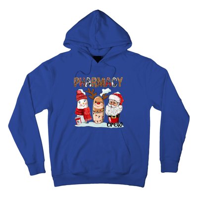 Funny Pharmacy Crew Squad Christmas Matching Holiday Pajama Funny Gift Hoodie