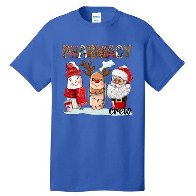 Funny Pharmacy Crew Squad Christmas Matching Holiday Pajama Funny Gift Tall T-Shirt