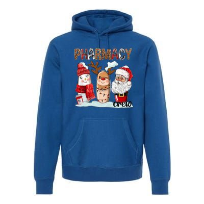 Funny Pharmacy Crew Squad Christmas Matching Holiday Pajama Funny Gift Premium Hoodie