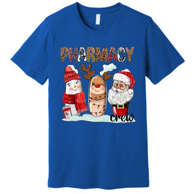 Funny Pharmacy Crew Squad Christmas Matching Holiday Pajama Funny Gift Premium T-Shirt