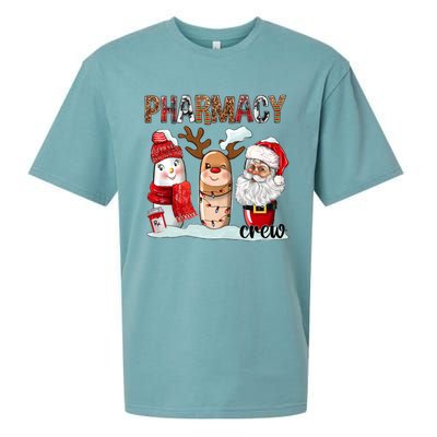 Funny Pharmacy Crew Squad Christmas Matching Holiday Pajama Funny Gift Sueded Cloud Jersey T-Shirt