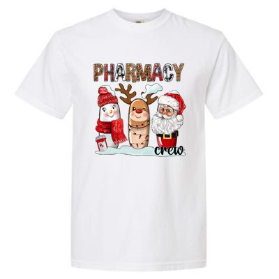 Funny Pharmacy Crew Squad Christmas Matching Holiday Pajama Funny Gift Garment-Dyed Heavyweight T-Shirt