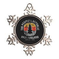 Free Pineland Camping Badge Metallic Star Ornament