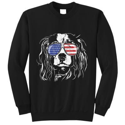 Funny Proud Cavalier King Charles Spaniel Patriotic Dog Sweatshirt