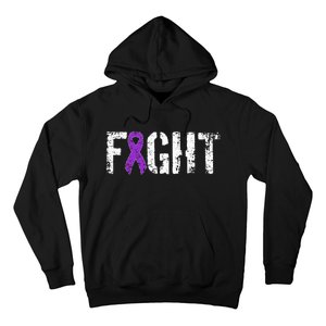 Fight Pancreatic Cancer Military Style Awareness Ribbon Hoodie