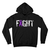 Fight Pancreatic Cancer Military Style Awareness Ribbon Hoodie