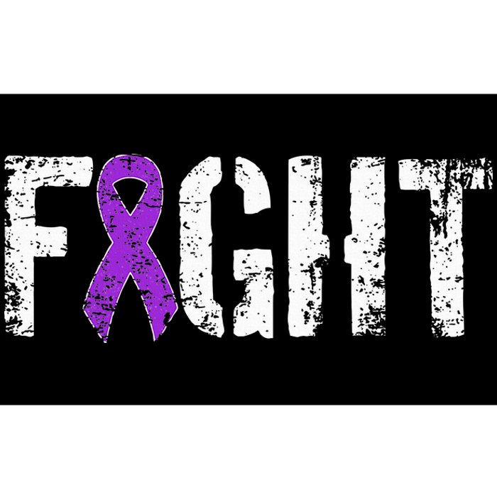 Fight Pancreatic Cancer Military Style Awareness Ribbon Bumper Sticker