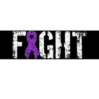 Fight Pancreatic Cancer Military Style Awareness Ribbon Bumper Sticker